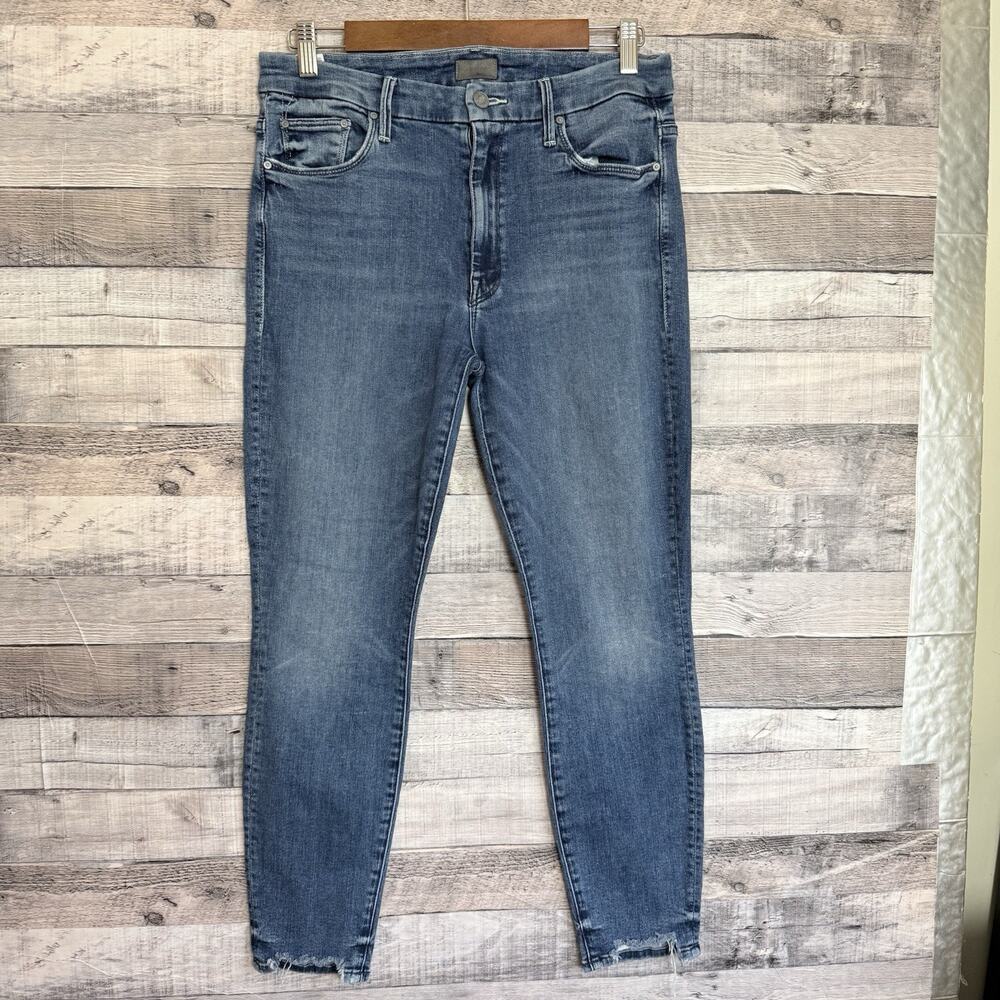 MOTHER Jeans High Waisted Looker Ankle Chew Jeans Women's Size 30